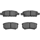 Purchase Top-Quality DYNAMIC FRICTION COMPANY - 4000-1037-00 - Rear Hybrid Pads pa1