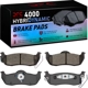 Purchase Top-Quality DYNAMIC FRICTION COMPANY - 4000-1041-00 - Rear Hybrid Pads pa5