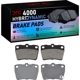 Purchase Top-Quality DYNAMIC FRICTION COMPANY - 4000-1051-00 - Rear Hybrid Pads pa5