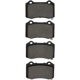 Purchase Top-Quality DYNAMIC FRICTION COMPANY - 4000-1053-00 - Rear Hybrid Pads pa1