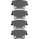 Purchase Top-Quality DYNAMIC FRICTION COMPANY - 4000-1057-00 - Rear Hybrid Pads pa3
