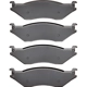 Purchase Top-Quality DYNAMIC FRICTION COMPANY - 4000-1066-00 - Rear Hybrid Pads pa3