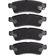 Purchase Top-Quality DYNAMIC FRICTION COMPANY - 4000-1100-00 - Rear Hybrid Pads pa4