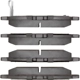 Purchase Top-Quality DYNAMIC FRICTION COMPANY - 4000-1101-00 - Rear Hybrid Pads pa3