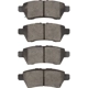 Purchase Top-Quality DYNAMIC FRICTION COMPANY - 4000-1101-00 - Rear Hybrid Pads pa4
