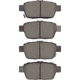 Purchase Top-Quality DYNAMIC FRICTION COMPANY - 4000-1103-00 - Rear Hybrid Pads pa4