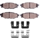 Purchase Top-Quality Rear Hybrid Pads by DYNAMIC FRICTION COMPANY - 4000-1114-01 pa2