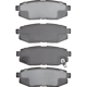 Purchase Top-Quality DYNAMIC FRICTION COMPANY - 4000-1124-00 - Rear Hybrid Pads pa2