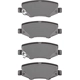 Purchase Top-Quality DYNAMIC FRICTION COMPANY - 4000-1274-00 - Rear Hybrid Pads pa2