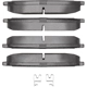 Purchase Top-Quality DYNAMIC FRICTION COMPANY - 4000-1304-00 - Rear Hybrid Pads pa4