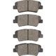 Purchase Top-Quality DYNAMIC FRICTION COMPANY - 4000-1313-00 - Rear Hybrid Pads pa2