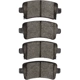 Purchase Top-Quality DYNAMIC FRICTION COMPANY - 4000-1430-00 - Rear Hybrid Pads pa3