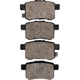 Purchase Top-Quality DYNAMIC FRICTION COMPANY - 4000-1451-00 - Rear Hybrid Pads pa2