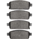 Purchase Top-Quality DYNAMIC FRICTION COMPANY - 4000-1468-00 - Rear Hybrid Pads pa1