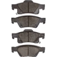 Purchase Top-Quality DYNAMIC FRICTION COMPANY - 4000-1498-00 - Rear Hybrid Pads pa3