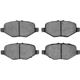 Purchase Top-Quality DYNAMIC FRICTION COMPANY - 4000-1612-00 - Rear Hybrid Pads pa1