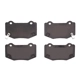 Purchase Top-Quality DYNAMIC FRICTION COMPANY - 4000-1718-00 - Rear Hybrid Pads pa2