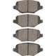 Purchase Top-Quality DYNAMIC FRICTION COMPANY - 4000-1719-00 - Rear Hybrid Pads pa4