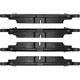 Purchase Top-Quality DYNAMIC FRICTION COMPANY - 4000-1790-00 - Rear Hybrid Pads pa4