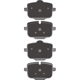 Purchase Top-Quality DYNAMIC FRICTION COMPANY - 4000-1850-00 - Rear Hybrid Pads pa2