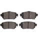 Purchase Top-Quality DYNAMIC FRICTION COMPANY - 4000-1965-00 - Rear Hybrid Pads pa2