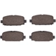 Purchase Top-Quality DYNAMIC FRICTION COMPANY - 4000-2081-00 - Rear Hybrid Pads pa1