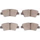 Purchase Top-Quality DYNAMIC FRICTION COMPANY - 4000-2098-00 - Rear Hybrid Pads pa1