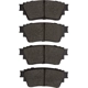 Purchase Top-Quality DYNAMIC FRICTION COMPANY - 4000-2135-00 - Rear Hybrid Pads pa4