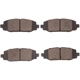 Purchase Top-Quality DYNAMIC FRICTION COMPANY - 4000-2186-00 - Rear Hybrid Pads pa1