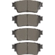 Purchase Top-Quality DYNAMIC FRICTION COMPANY - 4000-2200-00 - Rear Hybrid Pads pa3