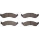 Purchase Top-Quality DYNAMIC FRICTION COMPANY - 4000-2406-00 - Rear Hybrid Pads pa2