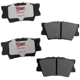 Purchase Top-Quality RAYBESTOS Element 3 - EHT1212H - Rear Hybrid Pads pa16