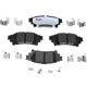 Purchase Top-Quality RAYBESTOS Element 3 - EHT1391BH - Rear Hybrid Pads pa18