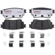 Purchase Top-Quality RAYBESTOS - EHT2200H - Rear Disc Brake Pad Set pa1