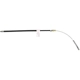 Purchase Top-Quality Rear Left Brake Cable by MOTORCRAFT - BRCA249 pa7