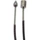 Purchase Top-Quality Rear Left Brake Cable by WORLDPARTS - 1741251 pa4