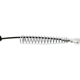 Purchase Top-Quality Rear Left Brake Cable by WORLDPARTS - 1741261 pa3