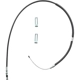 Purchase Top-Quality Rear Left Brake Cable by WORLDPARTS - 2428096 pa2