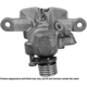 Purchase Top-Quality Rear Left Rebuilt Caliper With Hardware by CARDONE INDUSTRIES - 19-3496 pa3