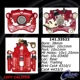 Purchase Top-Quality Rear Left Rebuilt Caliper With Hardware by CENTRIC PARTS - 141.33522 pa10