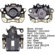 Purchase Top-Quality Rear Left Rebuilt Caliper With Hardware by CENTRIC PARTS - 141.33558 pa15