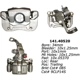 Purchase Top-Quality Rear Left Rebuilt Caliper With Hardware by CENTRIC PARTS - 141.40520 pa16