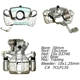 Purchase Top-Quality Rear Left Rebuilt Caliper With Hardware by CENTRIC PARTS - 141.40532 pa13