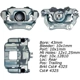 Purchase Top-Quality Rear Left Rebuilt Caliper With Hardware by CENTRIC PARTS - 141.40578 pa13
