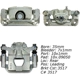 Purchase Top-Quality Rear Left Rebuilt Caliper With Hardware by CENTRIC PARTS - 141.42577 pa12