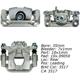 Purchase Top-Quality Rear Left Rebuilt Caliper With Hardware by CENTRIC PARTS - 141.42578 pa15