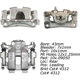 Purchase Top-Quality Rear Left Rebuilt Caliper With Hardware by CENTRIC PARTS - 141.42582 pa14