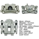Purchase Top-Quality Rear Left Rebuilt Caliper With Hardware by CENTRIC PARTS - 141.42586 pa14