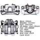 Purchase Top-Quality Rear Left Rebuilt Caliper With Hardware by CENTRIC PARTS - 141.42598 pa17
