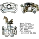 Purchase Top-Quality Rear Left Rebuilt Caliper With Hardware by CENTRIC PARTS - 141.45552 pa22